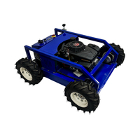 Tondeuse à gazon robotisée à transmission intégrale, mini tracteur industriel 24V personnalisable, télécommande, essence, portée de 680 m, 1500 W