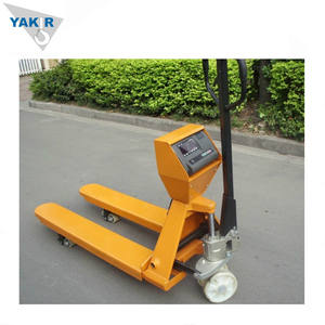 Fabrik Direkt verkauf Hochwertiger 3T 685MM Paletten hubwagen mit Waage Günstige manuelle Gabelstapler Gute elektronische Waage - Product Image 2