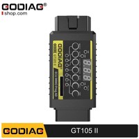 GODIAG GT105 II ECU IMMO Prog AD OBD2 Break Box Conector ECU Pantalla de Voltaje del Vehículo 12V Eléctrico 2 Años Voltaje de la Batería del Automóvil