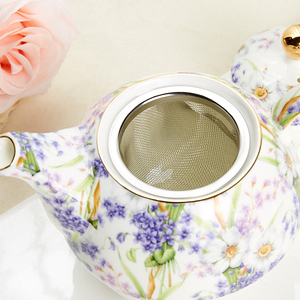 หม้อชาและถ้วยสำหรับหนึ่งคนชาสำหรับหนึ่งชุดกาแฟกาน้ำชาเซรามิก - Product Image 3