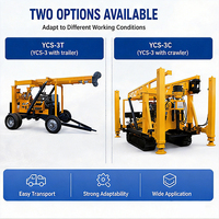 Machine de forage rotative hydraulique électrique YCS-3 avec boîte de vitesses pour puits profonds