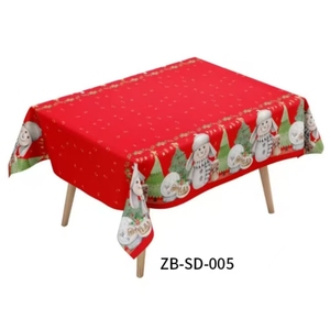 Supplies Disposable <strong>Plastic</strong> <strong>Table</strong> Cover Merry Christmas Water Proof Oil-proof <strong>Table</strong> <strong>Clothes</strong> - Product Image 4