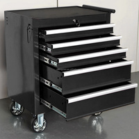 Chariot à outils à 5 tiroirs en gros, armoire à outils mobile avec roulettes