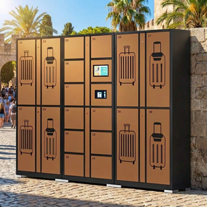 Casier à bagages intelligent 2026 avec code QR, armoire de stockage automatique pour location, idéal pour les attractions touristiques, les gares et les aéroports - Product Image 1