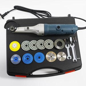Meuleuse d'angle électrique miniature Zhuoshi, vente chaude, multi-usages, moteur à balais 220W, disque à lamelles, outils de nettoyage et de polissage des carreaux, vitesses réglables - Product Image 2