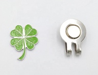 Marqueur de balle de golf en métal avec clip magnétique vierge pour chapeau, pour hommes et femmes golfeurs - Amovible et facile à fixer