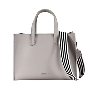 Bolso de mano con múltiples bolsillos para mujer, a la moda, de PU, con asa superior, para hombro - Product Image 1