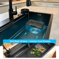 Vente directe usine – Évier de cuisine multifonctionnel à encastrer, grande taille, à cuve unique, en acier inoxydable 304