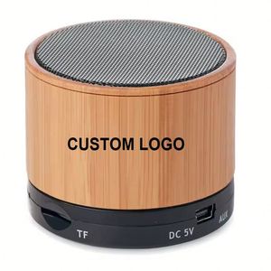 Altavoz de Madera Ecológico 2024, Mini Altavoz Inalámbrico con Puerto TF, Altavoces Portátiles Personalizados con Manos Libres - Product Image 2
