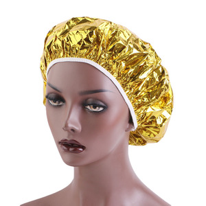 Tappi per il condizionamento profondo tappi per la lavorazione dei capelli riutilizzabili in foglio di alluminio tappi per la doccia per la colorazione dei capelli per l'uso in salone di casa - Product Image 1