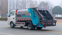 Camion compacteur de déchets à énergie pure, haute efficacité, écologique, pour la collecte des déchets urbains