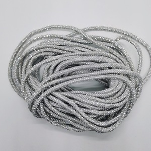 Fornitura di fabbrica: Rete in corda di strass 3D da 3 mm a 6 file, tessuta a mano, ecologica, non termoadesiva, personalizzabile, per accessori di abbigliamento e vestiti - Product Image 6
