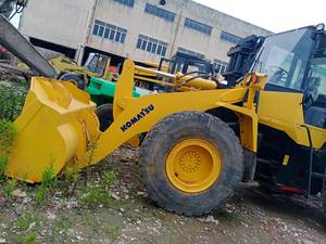 Chargeur sur pneus utilisé de haute qualité KOMATSU WA320-3 WA380 charge nominale de 20 tonnes importée du Japon bon prix à Shanghai - Product Image 6