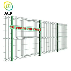 Panneau de clôture courbé galvanisé et thermolaqué, clôture de sécurité en treillis métallique 3D pour usine et <span class=keywords><strong>communauté</strong></span> - Product Image 1
