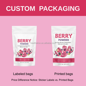 Poudre d'extrait de baies d'açaï soluble dans l'eau pour boisson, riche en vitamines, thé santé en sachet, paquet de 60g - Product Image 6