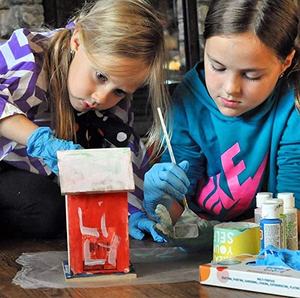 เด็ก3-15ปีขนาด Xs ไนไตรล์ผงฟรีภาพวาดทำความสะอาดสีฟ้าสีชมพูเด็กเด็กหญิงเด็กชายเด็กหญิงมือวาดสารเคมีถุงมือหลักฐาน - Product Image 5