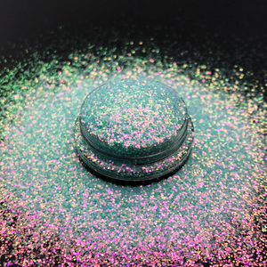 Purpurina de poliéster para Navidad, cosmético de colores pastel, <span class=keywords><strong>naranja</strong></span>, brillante, súper fino, a la moda - Product Image 5