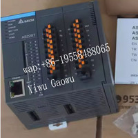 Controlador PLC Delta AS228T-A AS228P-A AS228R-A Serie AS200 16DI/12DO CPU de Transistor en Stock