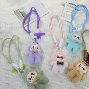 Dễ thương bong bóng LaBobo Mini ví tai nghe lưu trữ túi vài Keychain Ba lô Mặt dây chuyền búp bê sang Trọng Quà Tặng - Product Image 2
