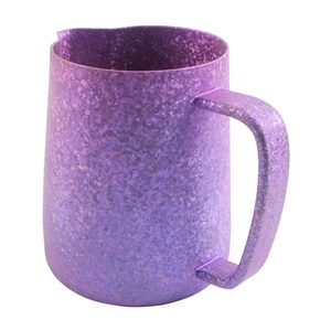 Jarra Espumadora de Leche de Titanio Portátil, Capacidad de 350 ml, Escala de Medición Transparente en el Interior - Product Image 5