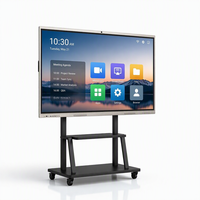 Cuhub OEM ODM Écran interactif multi-touch 55-110 pouces 4K UHD à faible lumière bleue, double OS, avec mise en miroir sans fil, compatible Intel Core i3/i5/i7