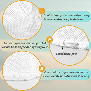 Wholesale Polyester Hat Washing <b>Bag</b> for Machine Anti Deformation Storage Protector Baseball Caps - Product Image 5