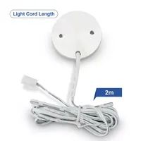 Boyid vente en gros, 2.5W, 12V, Led sous-meuble de vitrine, lumière LED montée en surface, meuble LED, lumière ronde