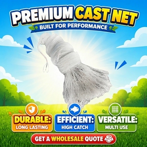 Filet de pêche en gros - Qualité export - Mots-clés tendance du moment - Qualité professionnelle, avancée, sans couture et de précision - Product Image 1