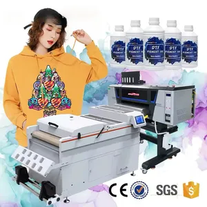 Fabbrica dtf i1600 xp600 jersey stampante con cappuccio maquina impresora dtf 60 cm dtg stampante t-shirt dtf stampante 60 cm i3200