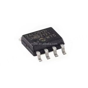 24LC512T-I/SN 24LC512I SOIC-8 512Kb Puce EEPROM série double ligne compatible I2C - Product Image 1