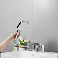 Robinet de baignoire de salle de bain à deux fonctions au design moderne pour éviers de lavabo Robinet de lavabo élégant