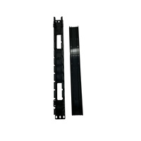 Gabinete de Plástico para Cables 1U/2U, Equipo de Gestión de Cables, Guía de Cables, Organizador de Cables Horizontal