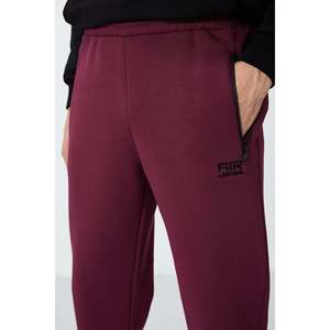 Pantalon de survêtement brossé pour homme Cesar Erguvan avec poches - 84929 - Erguvan - Product Image 4
