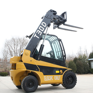 Carretilla telescópica de 4x4 ruedas, mini telescópica de terreno áspero con capacidad de 3000kg - Product Image 4