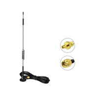 Antenne externe à bobine magnétique RFlink (Polycarbonate Noir Acier) Gain 5dBi VSWR 2.0 Compatible avec les routeurs 3G 4G LTE