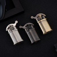 Briquet à huile en métal au design rétro moderne Dolphin Mini pour cadeaux d'affaires et cigarettes