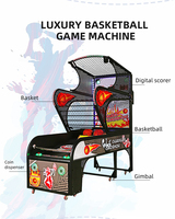 Équipement de parc d'attractions, jeux vidéo à monnayeur, machine de basket-ball d'arcade à tir de balles pour salle de jeux