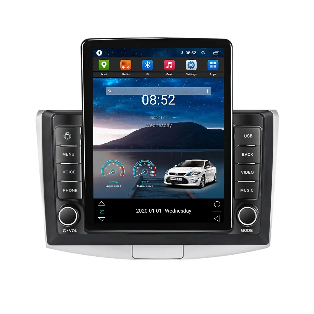 MEKEDE Tesla Android 11 8 + 128G android para Volkswagen Magotan VW Passat CC B6 B7 2012-2015 video del coche 4G BT radio gps de coche