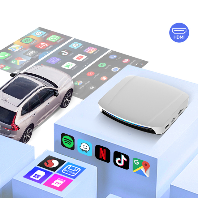Carlinkit Android Car TV Box UHD Car Android Box 8G 128GB Qcm6225 OEM Plug Play Carplay Android Auto for youtube Netflix Apple