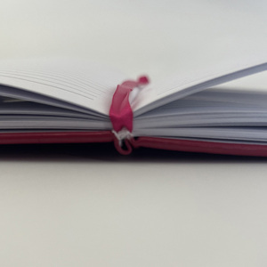 Carnet A5 avec couverture en PU, logo personnalisé imprimé, journal de réunion de bureau avec porte-stylo - Product Image 3