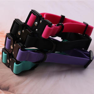 Collares para Perros con Recubrimiento de PVC Impermeable, Hebilla de Metal, Duraderos y Ajustables, Collares de Nailon Suaves y Coloridos - Product Image 3