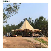 Carpa Familiar para Fiestas, Resistente a la Intemperie, para las 4 Estaciones, Lona Oxford, PVC, Aluminio Modular, Protección Contra Viento y Lluvia, Impermeabilización de 3000 mm, Grande