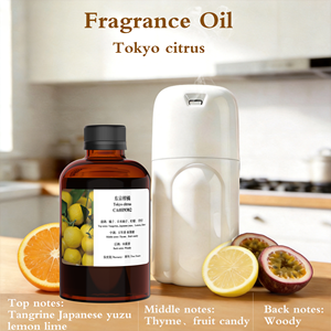Aceite Aromático Crearoma Tokyo Citrus, Aceite de Fragancia Natural de Mandarina, Yuzu, Lima y Tomillo para Difusor de Aromas y <span class=keywords><strong>Humidificador</strong></span> - Product Image 1