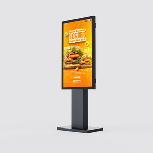 Pantalla de menú al aire libre Drive Thru, quioscos táctiles de <span class=keywords><strong>publicidad</strong></span>, tablero de menú de visualización de precio de pie ultrafino para pedidos de <span class=keywords><strong>Mcdonalds</strong></span> - Product Image 4