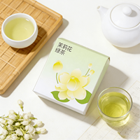 Thé biologique mélangé pour la santé, thé vert au jasmin, sachets de thé longue infusion, richement parfumé