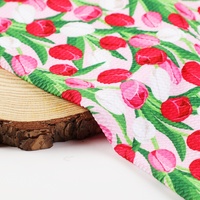 Tissu en coton seersucker pour vêtements, texture froissée à bulles, impression numérique personnalisée, fourniture directe d'usine, MOQ 1m