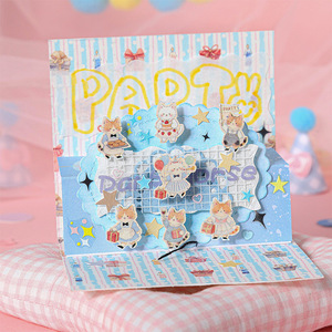 1 rouleau <span class=keywords><strong>de</strong></span> ruban adhésif <span class=keywords><strong>de</strong></span> la série Party d'origine <span class=keywords><strong>de</strong></span> <span class=keywords><strong>Xiao</strong></span> Mi, avec un design <span class=keywords><strong>de</strong></span> collage <span class=keywords><strong>de</strong></span> chats mignons - Product Image 4