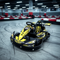 Go Karts Eléctricos HNHPYL en Oferta para Niños, Adolescentes y Adultos, Motor con Certificación EPA, Tracción Trasera, Luces de Colores para Alquiler en Centros Comerciales