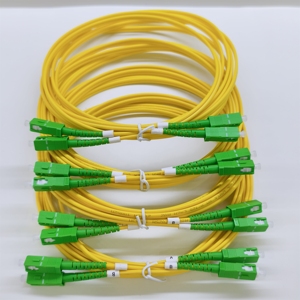 Cable de Fibra Óptica Monomodo Dúplex SC/APC a SC/APC de Grado Industrial, Conector de Cable de Fibra Óptica LSZH SM - Product Image 3