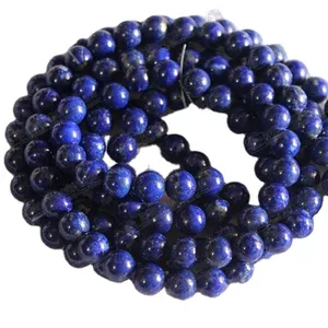 批发价格 AB 质量天然 lapis lazuli 珠链